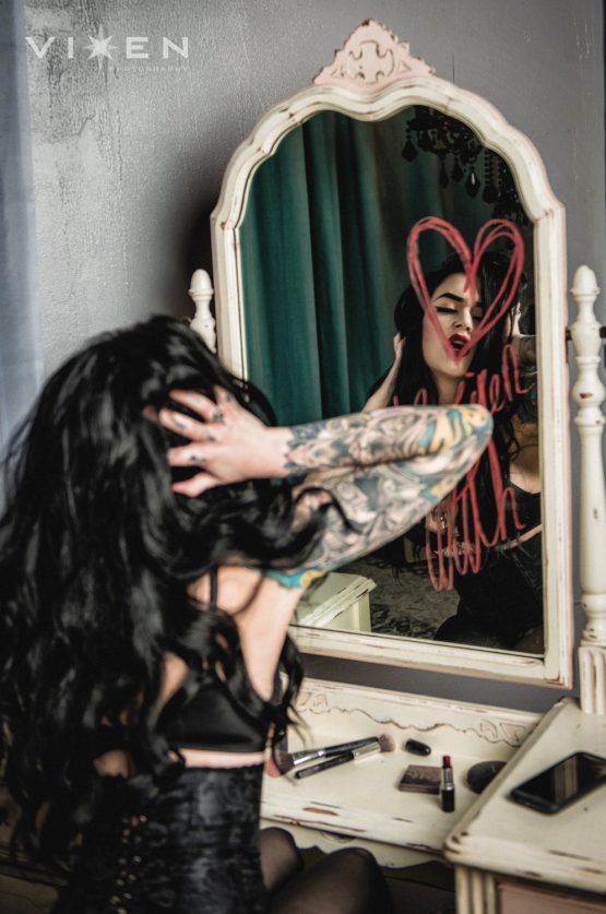 Goth Pinup - Alt Model - Hannah Nicole - Fetish Photography - VIXEN Photography - San Diego - Inked Girl - Tattooed Model